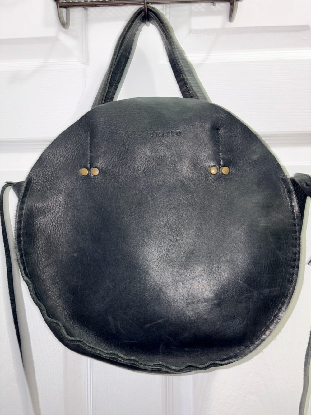 Half United | Bags | Half United Large genuine, leather Haitianmade Circle Bag